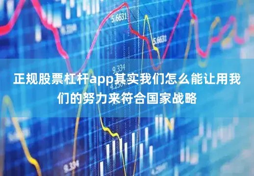正规股票杠杆app其实我们怎么能让用我们的努力来符合国家战略